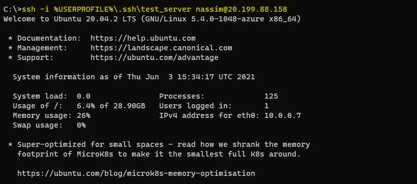 SSH login using private/public key pair